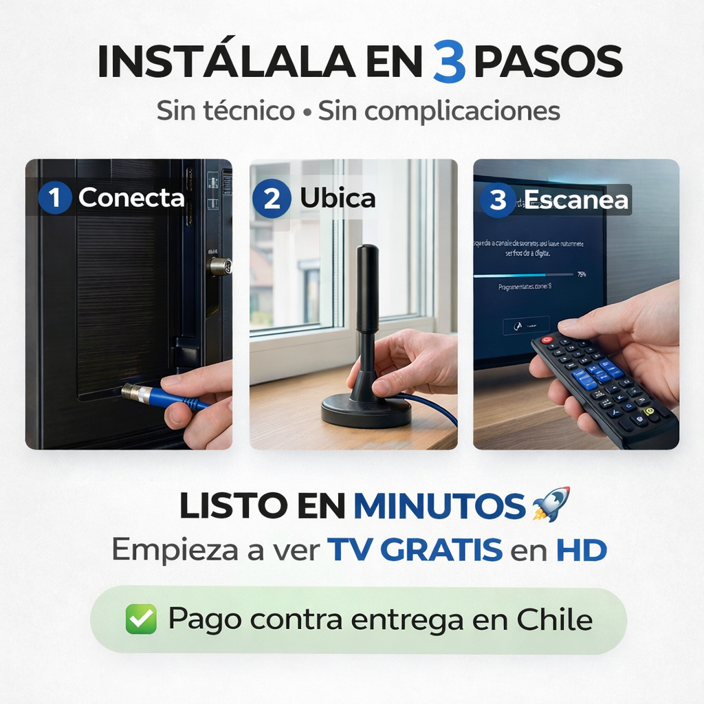 Antena Digital HD® | TV Gratis + Envío Gratis