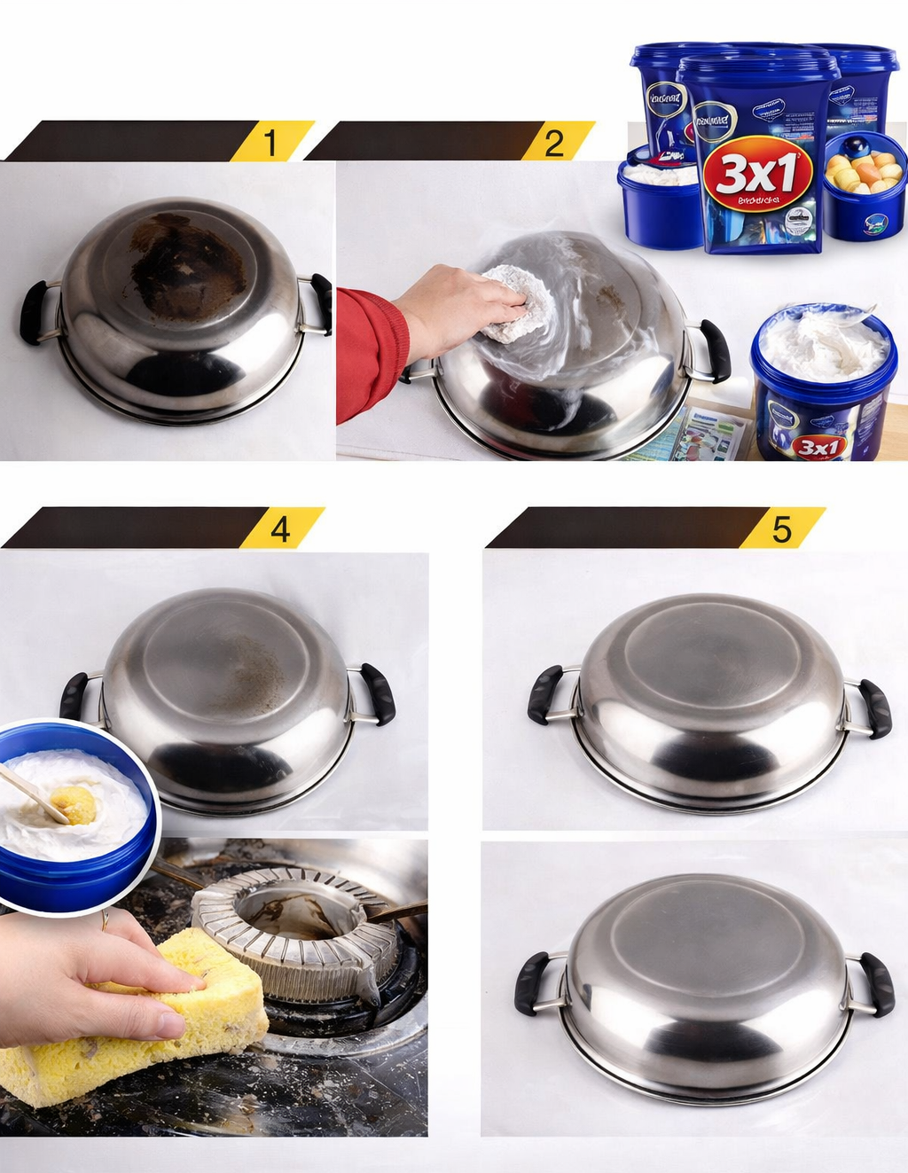 Elimina Grasa Difícil en Segundos – Pack 3x1 Pasta Mágica