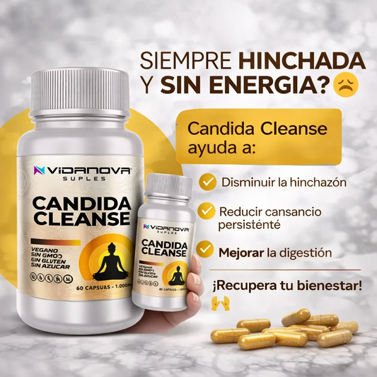 Candida Cleanse 1000mg 60 Caps+ Envio Gratis 📦✅