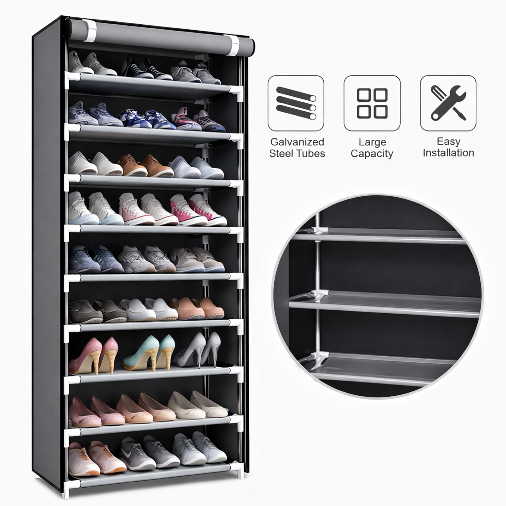 Zapatera Organizador Vertical 10 Niveles