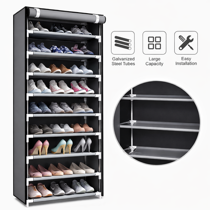 Zapatera Organizador Vertical 10 Niveles