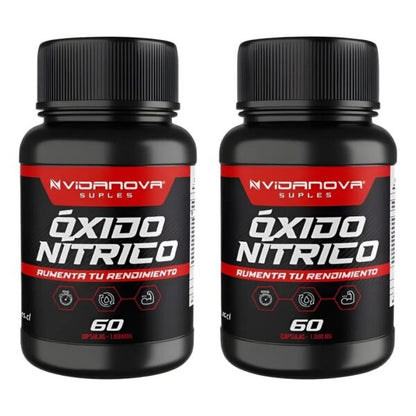 Oxido Nitrico 1000 Mg 60 capsulas + Envio Gratis 📦✅