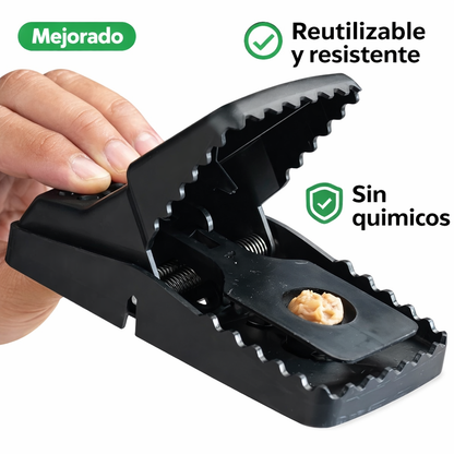 SnapKill™ | Trampa Potente para Ratones 4x1 + Envío Gratis