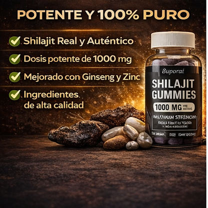 ¿SIN ENERGÍA Y SIN GANAS? ⚡🔥 RECUPERA TU POTENCIA CON SHILAJIT GUMMIES 💪